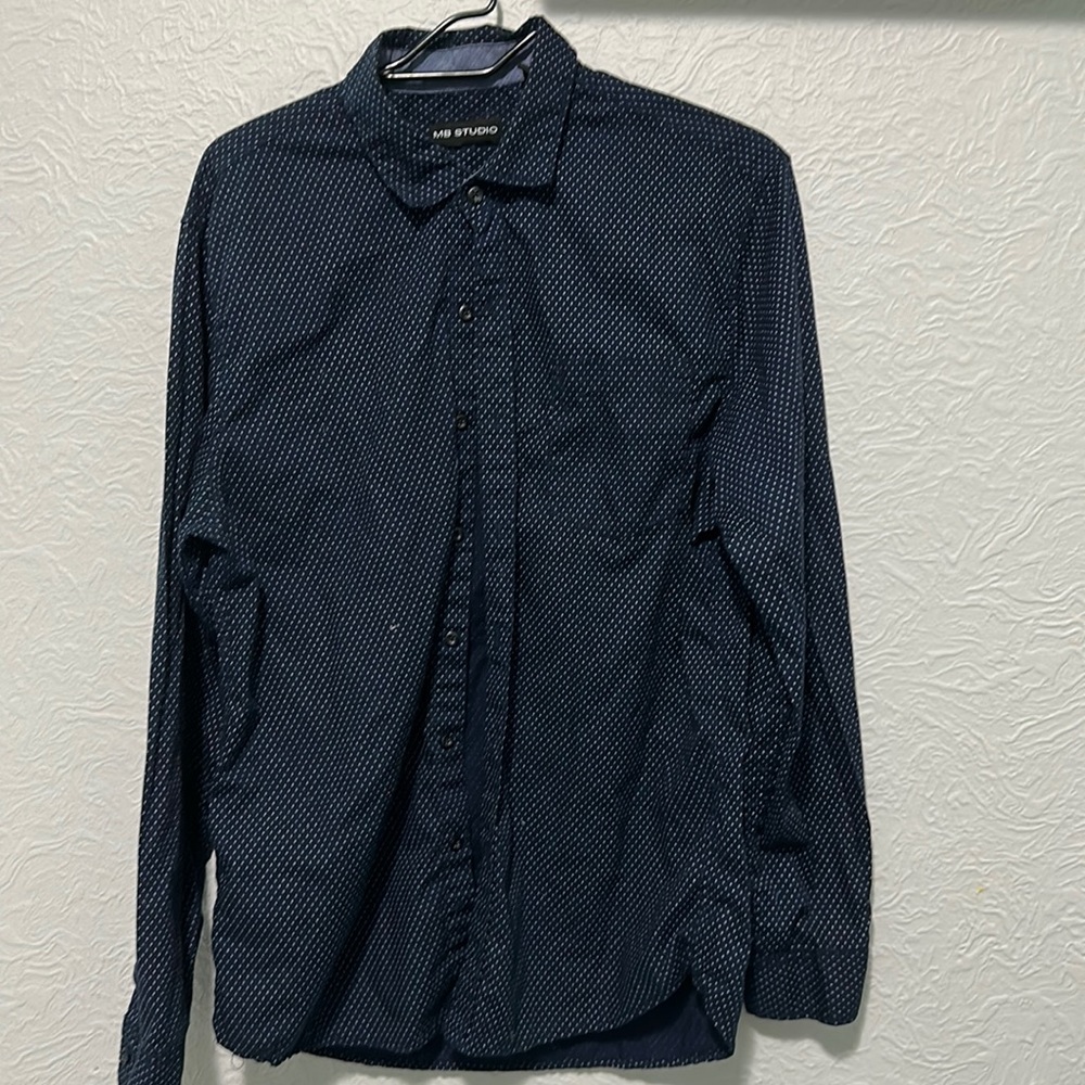 Formal button down dress shirt.